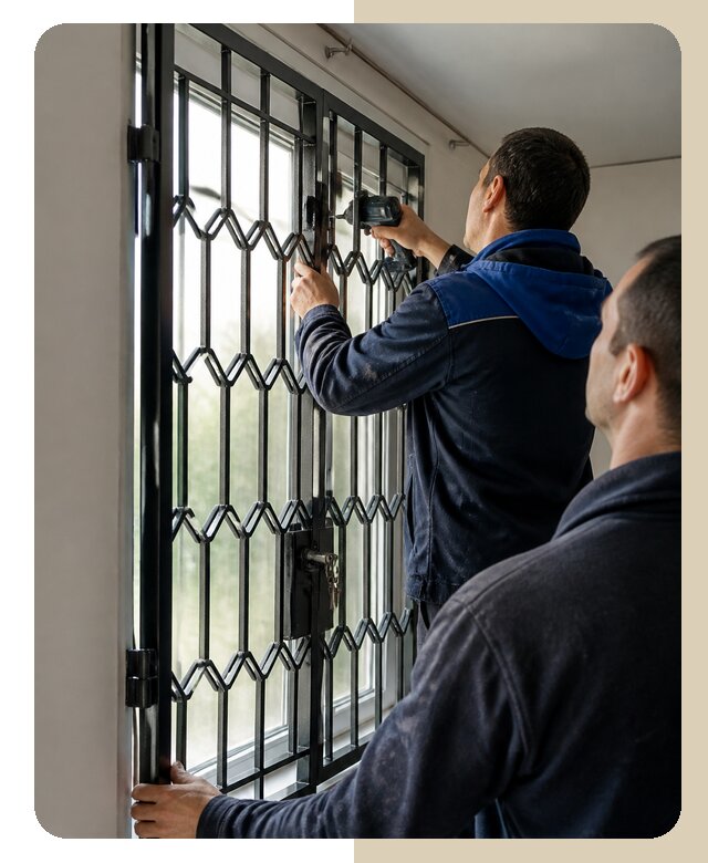 Установка распашных решеток в Сердобске цена от 6572 р. | ДвериЛегко-Срд